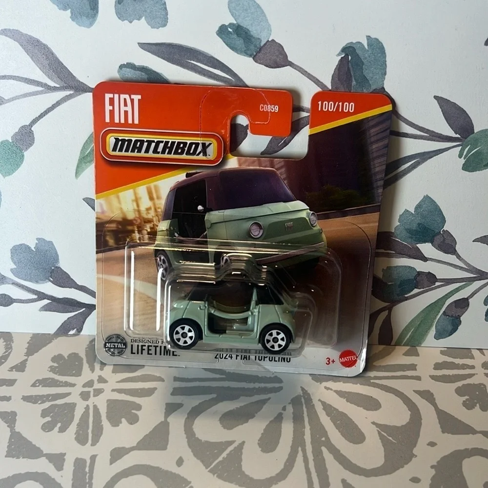 🚙 NIB Matchbox 2024 Fiat Topolino Vehicle Toy NWT Mint Green New